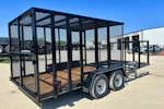 Texas Bragg 18'x83" Porta Potty Trash Trailer w/ Tandem Axle (ST) Stock #90894 - Thumbnail 3