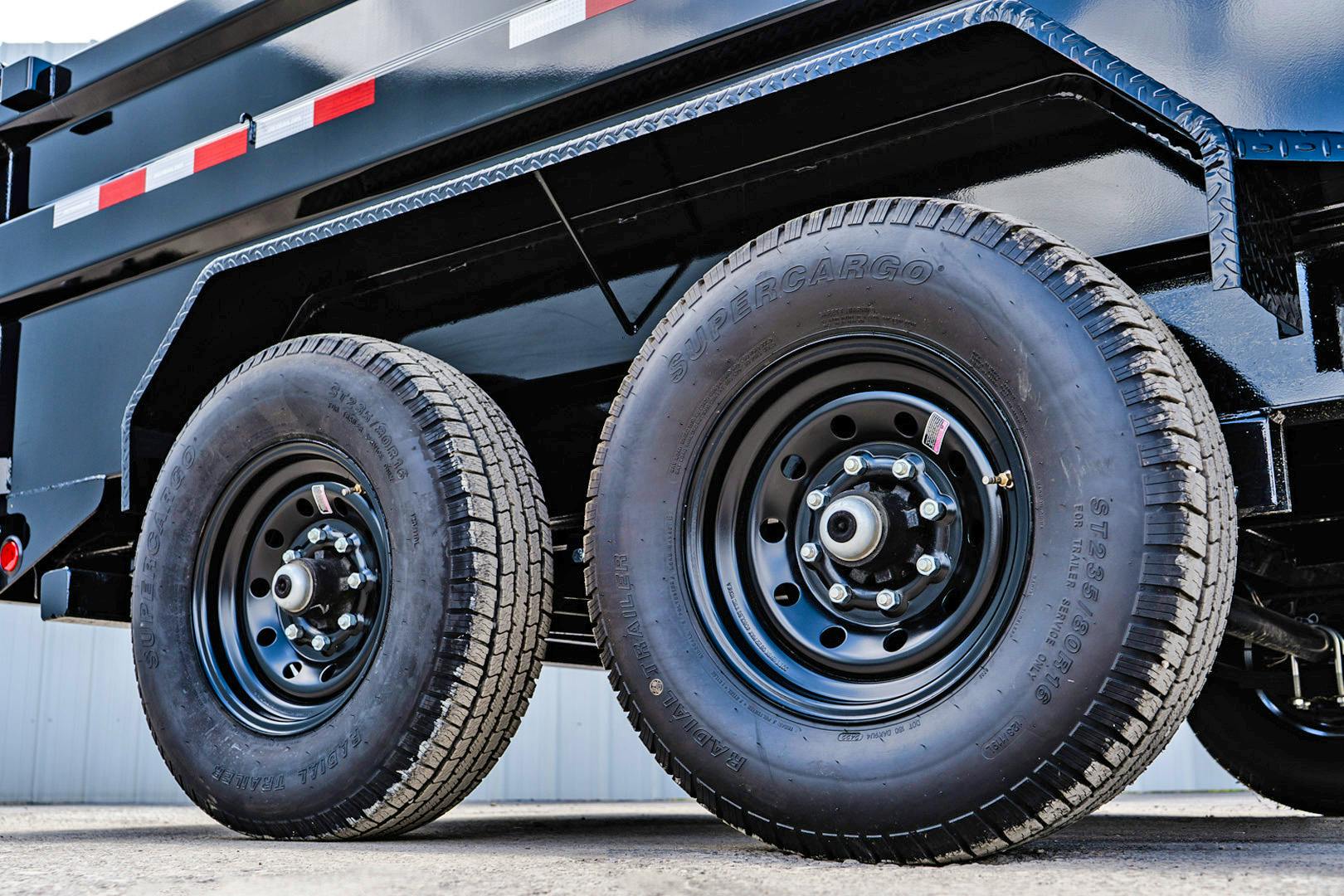 PJ Trailers 14'x83" Low Pro High Side Dump Trailer w/ 3' Sides (DM)
