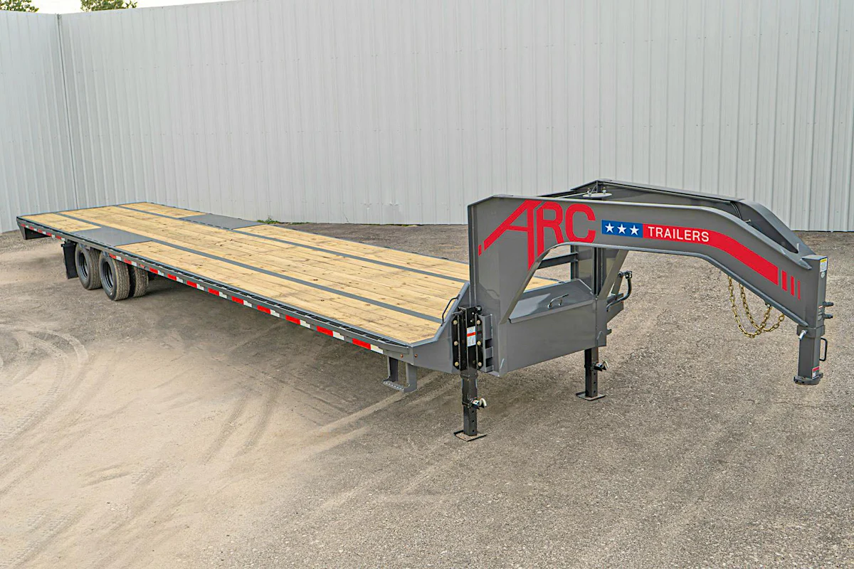 ARC Trailers 40'x102" 24K Gooseneck Flatbed Trailer w/ Duals (GDD) - Stock #91380 - Image 1 of 5 ARC Trailers 40'x102" 24K Gooseneck Flatbed Trailer w/ Duals (GDD) - Stock #91380 - Image 1 of 5