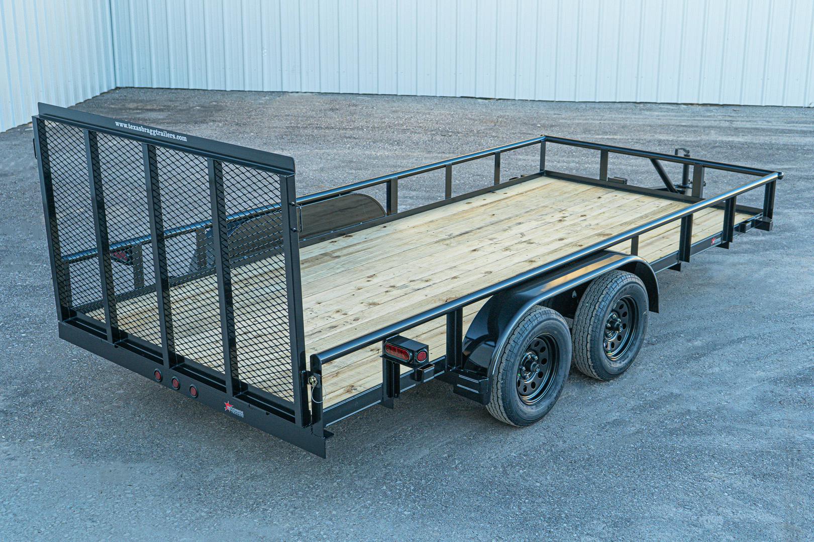 Texas Bragg 16' × 83" Utility Trailer