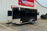 Spartan 6'x12' Enclosed Cargo Trailer w/ Rear Ramp Door (C1) Stock #90296 - Thumbnail 1