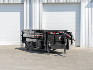 Texas Pride 16'x83" Gooseneck Dump Trailer w/ 48" Sides Stock #94005 - Thumbnail 1