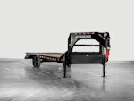 PJ Trailers 20'x102" Gooseneck Low Pro Flatbed Trailer w/ Singles (LS) Stock #LSQ2072BSSK - Thumbnail 1