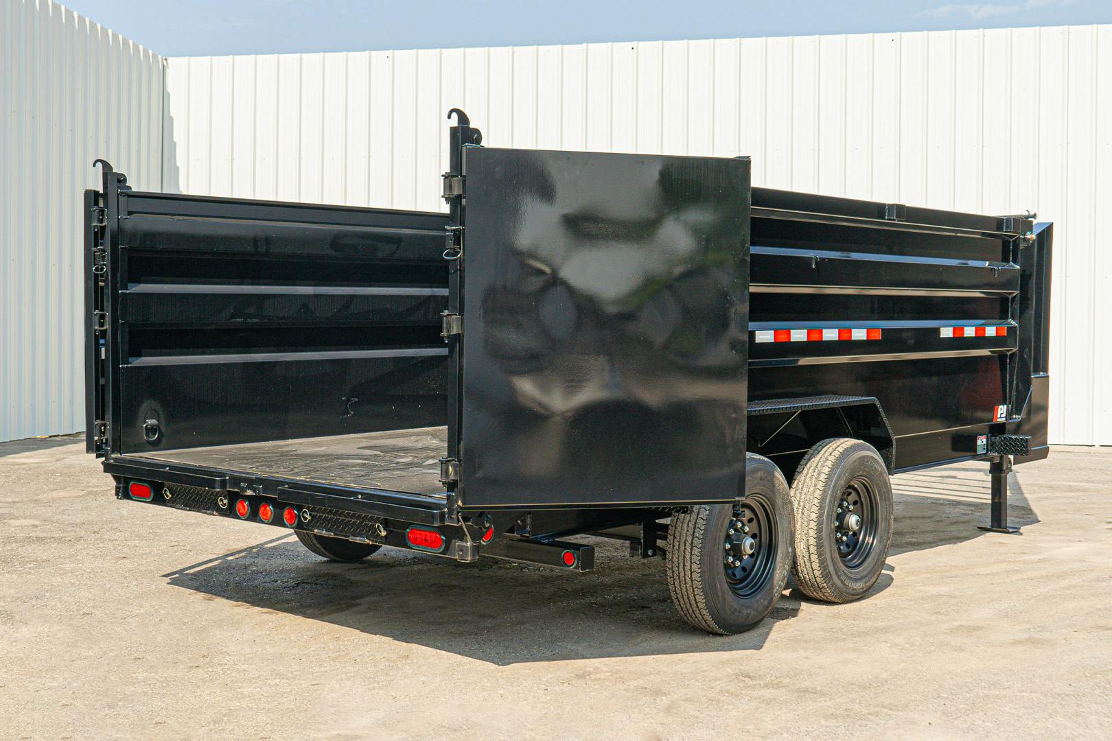 PJ Trailers 16'x83" Gooseneck Telescopic Dump Trailer w/ 4' Sides (DT)