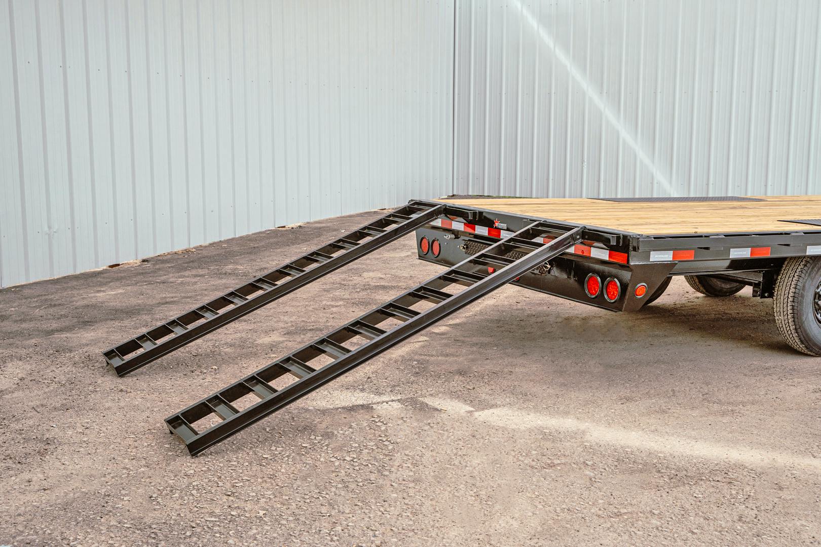 PJ Trailers 24'x102" 8" I-Beam Deckover Flatbed Trailer (F8)