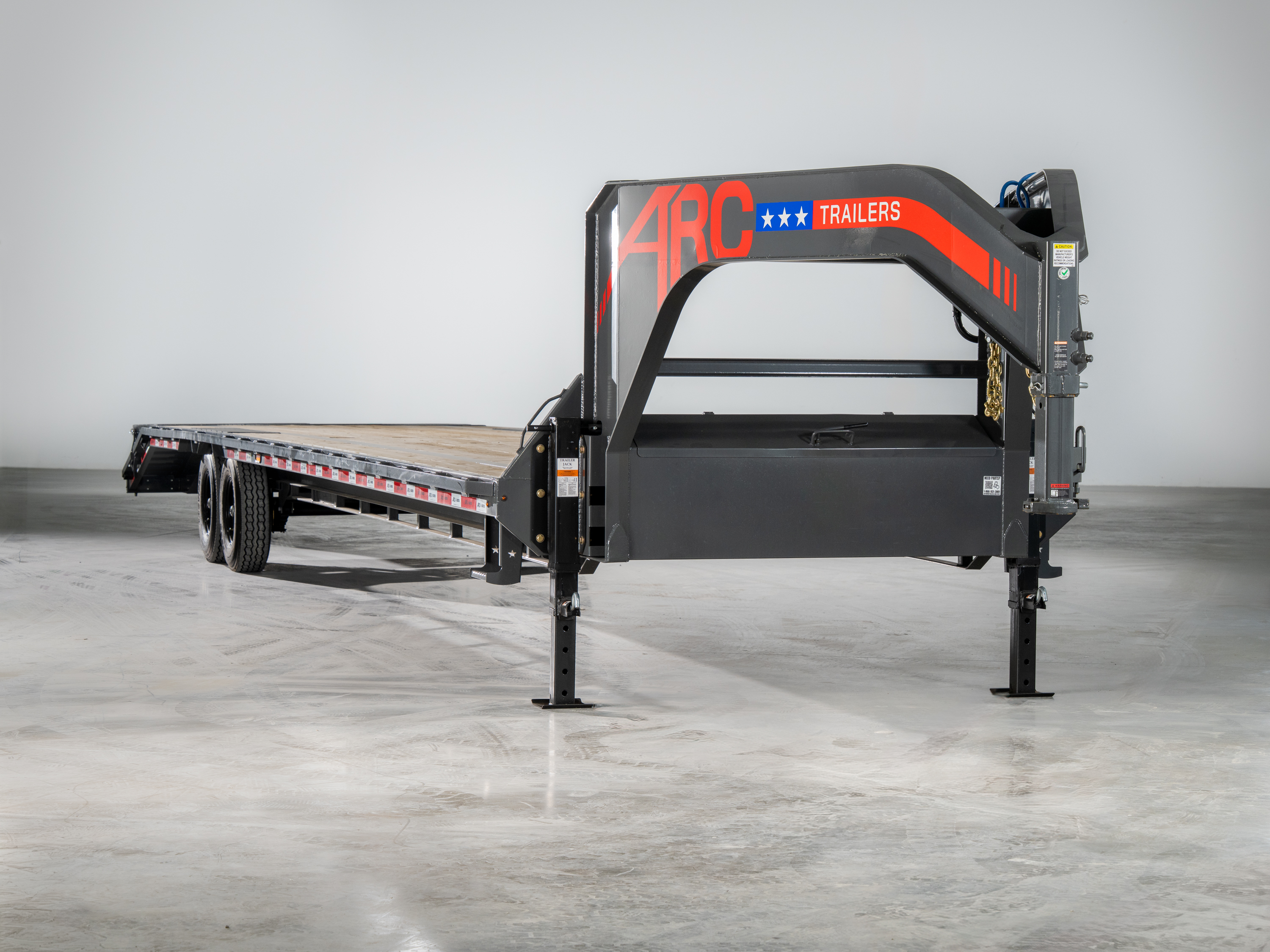 ARC Trailers 40'x102" Gooseneck Flatbed Trailer w/ 5' Dovetail (GDS)