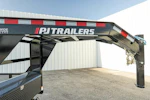 PJ Trailers 24'x83" Gooseneck 6" Channel Equipment Trailer (CC) Stock #CCS2472BSBK-SR22 - Thumbnail 2