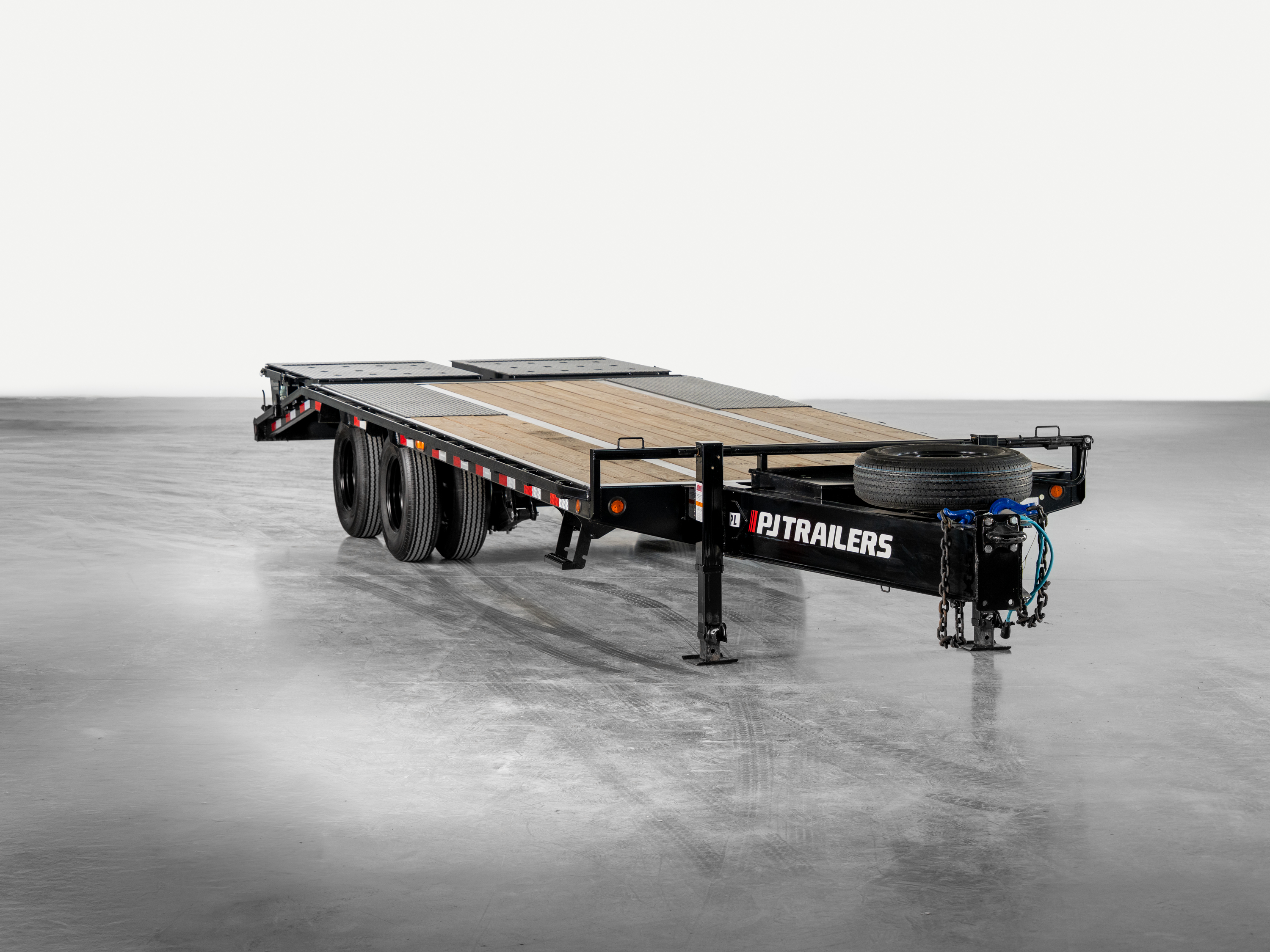 PJ PL Flatbed Trailer Stock #PL - Thumbnail 2