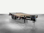 PJ Trailers 25'x102" Low Pro Pintle Flatbed Trailer w/ Duals (PL) Stock #pj-plp25c2bswk - Thumbnail 2
