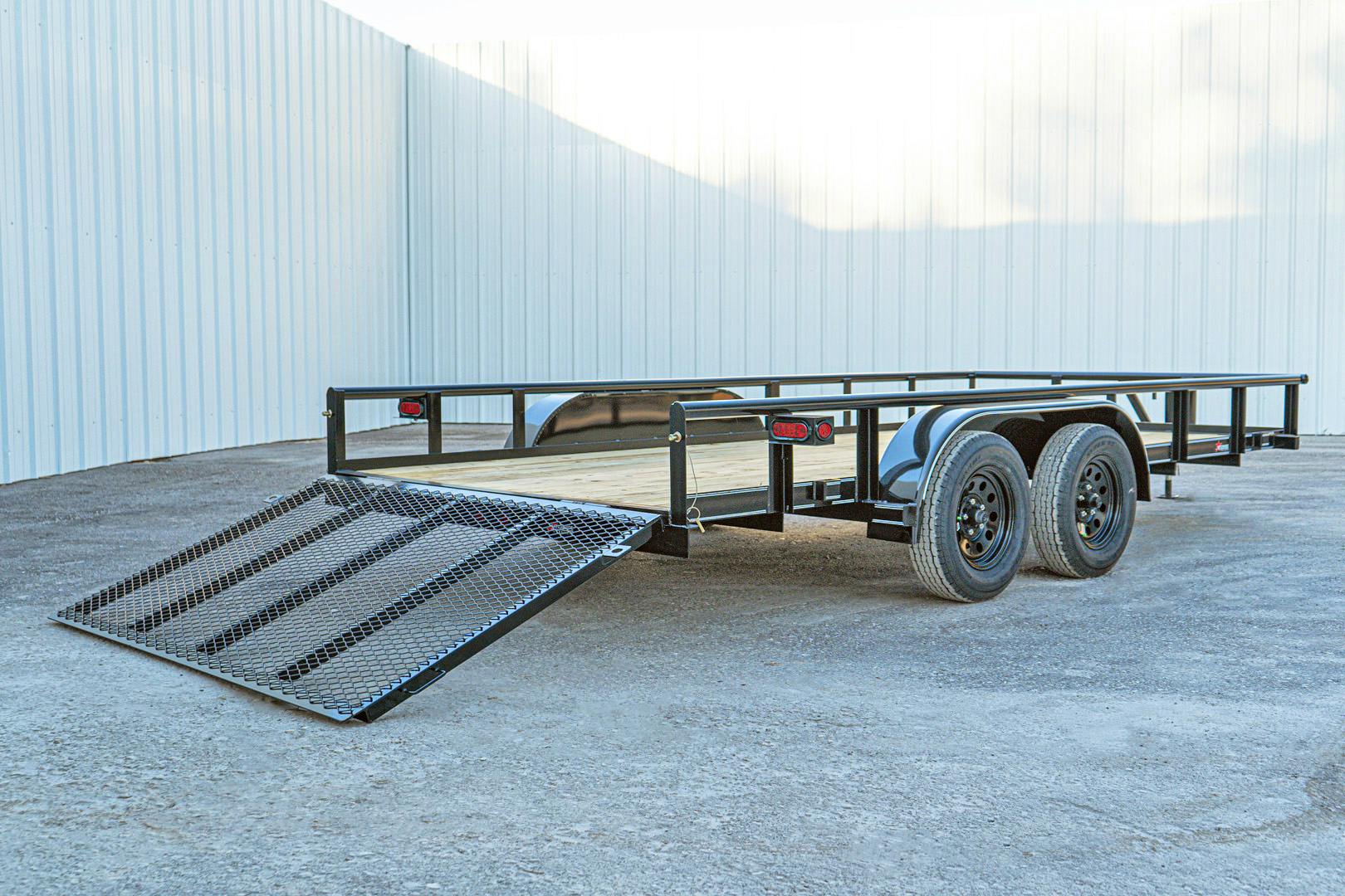Texas Bragg 14'x83" Utility Trailer w/ 4' Gate (U2)