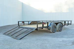 Texas Bragg 14'x83" Utility Trailer w/ 4' Gate (U2) Stock #87601 - Thumbnail 4