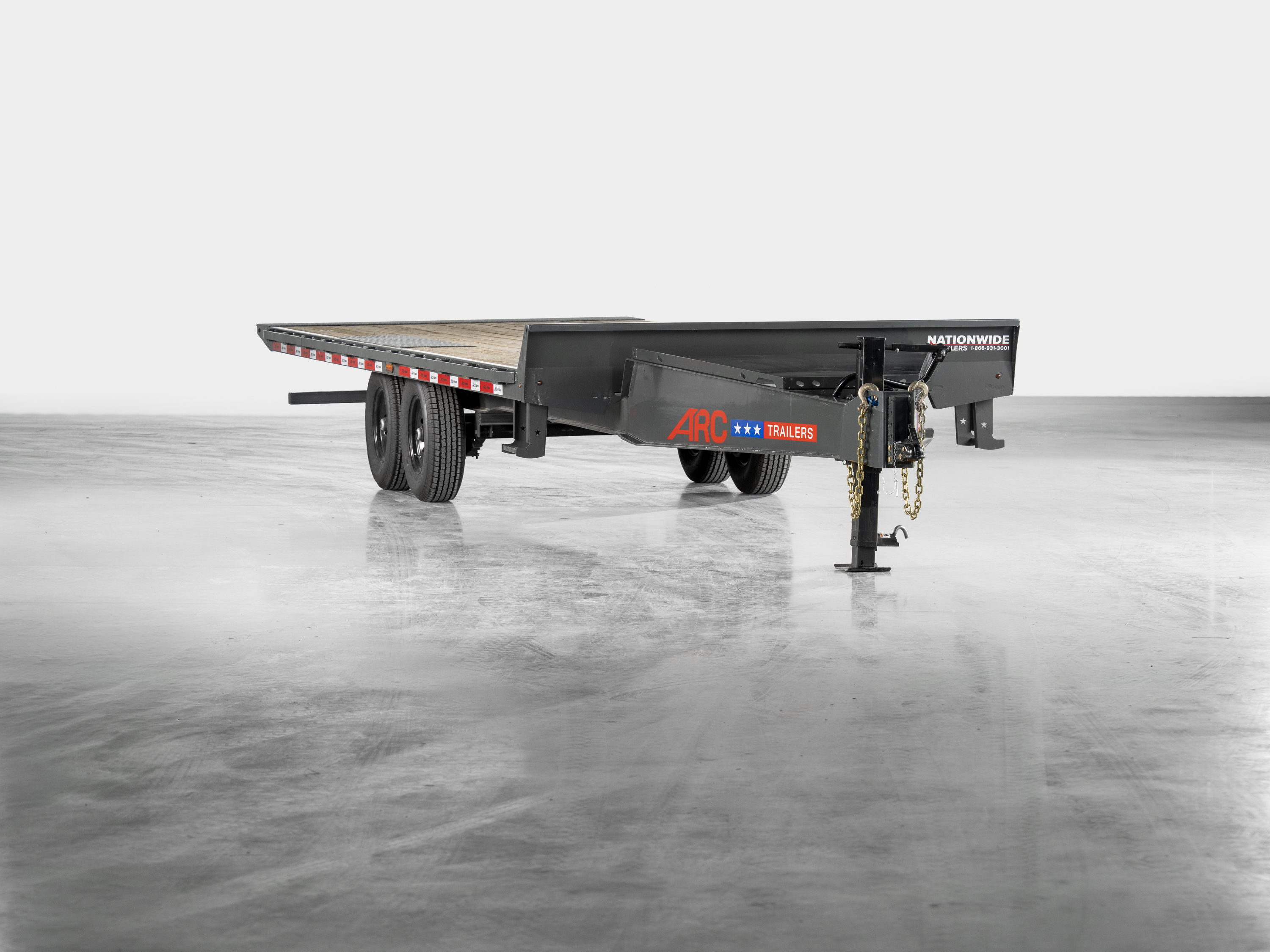 ARC Trailers 22'x102" Bumper Pull Deckover Tilt Trailer (BTD)