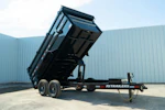 PJ Trailers 14'x83" Low Pro High Side Dump Trailer w/ 4' Sides (DM) Stock #91594 - Thumbnail 2