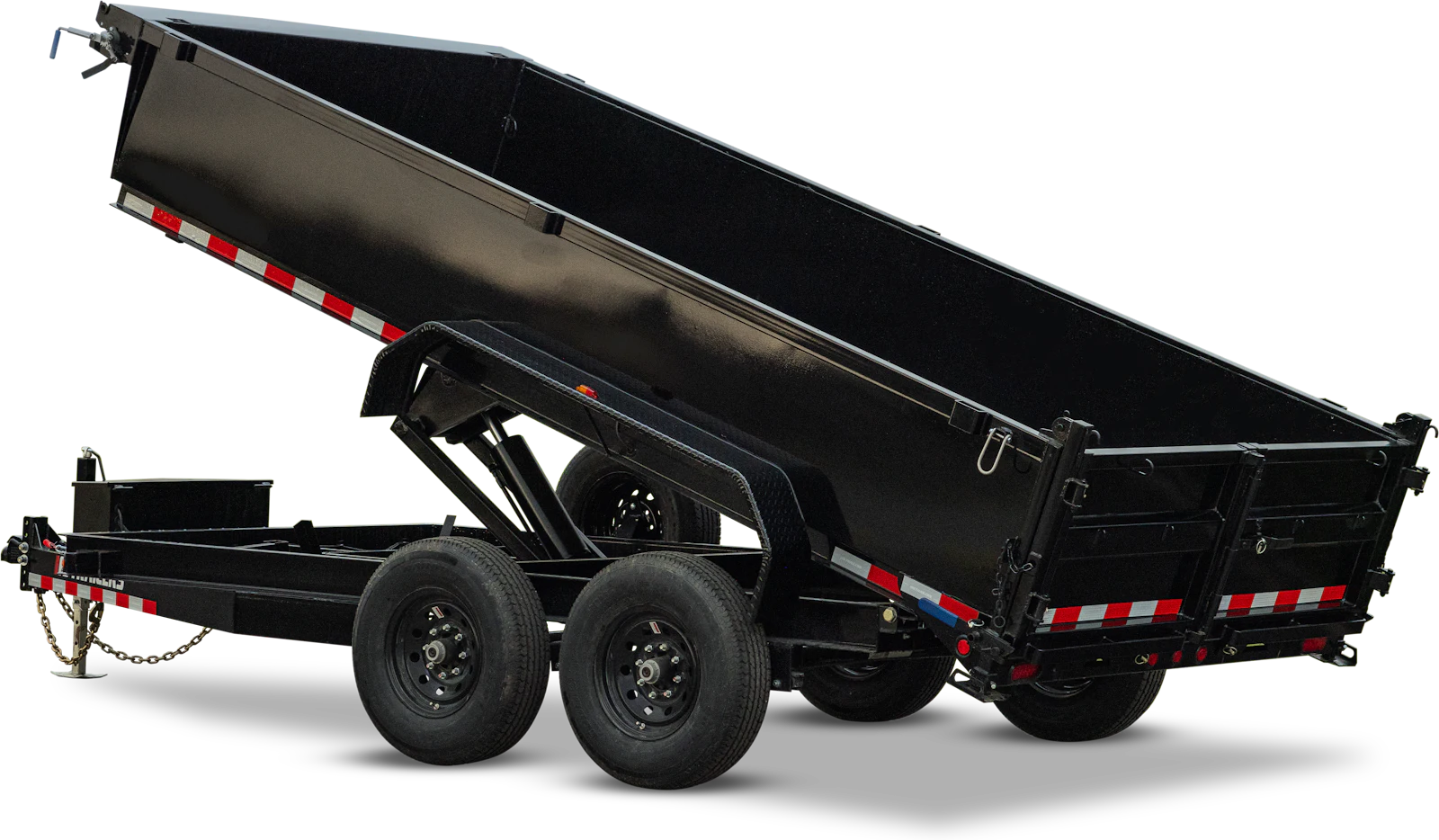 PJ Trailers D7 dump trailer with raised bed