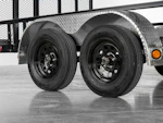 PJ Trailers 14'x83" Tandem Axle Channel Utility Trailer w/ Fold-In Gate (UL) Stock #92925 - Thumbnail 5
