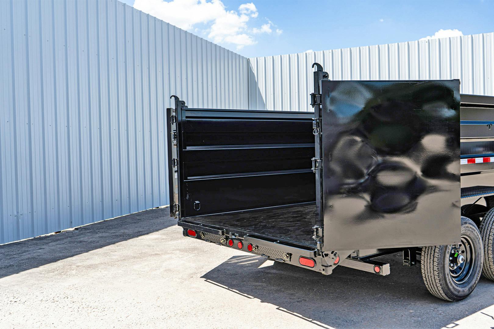 PJ Trailers 16'x83" Low Pro High Side Dump Trailer w/ 4' Sides (DM)