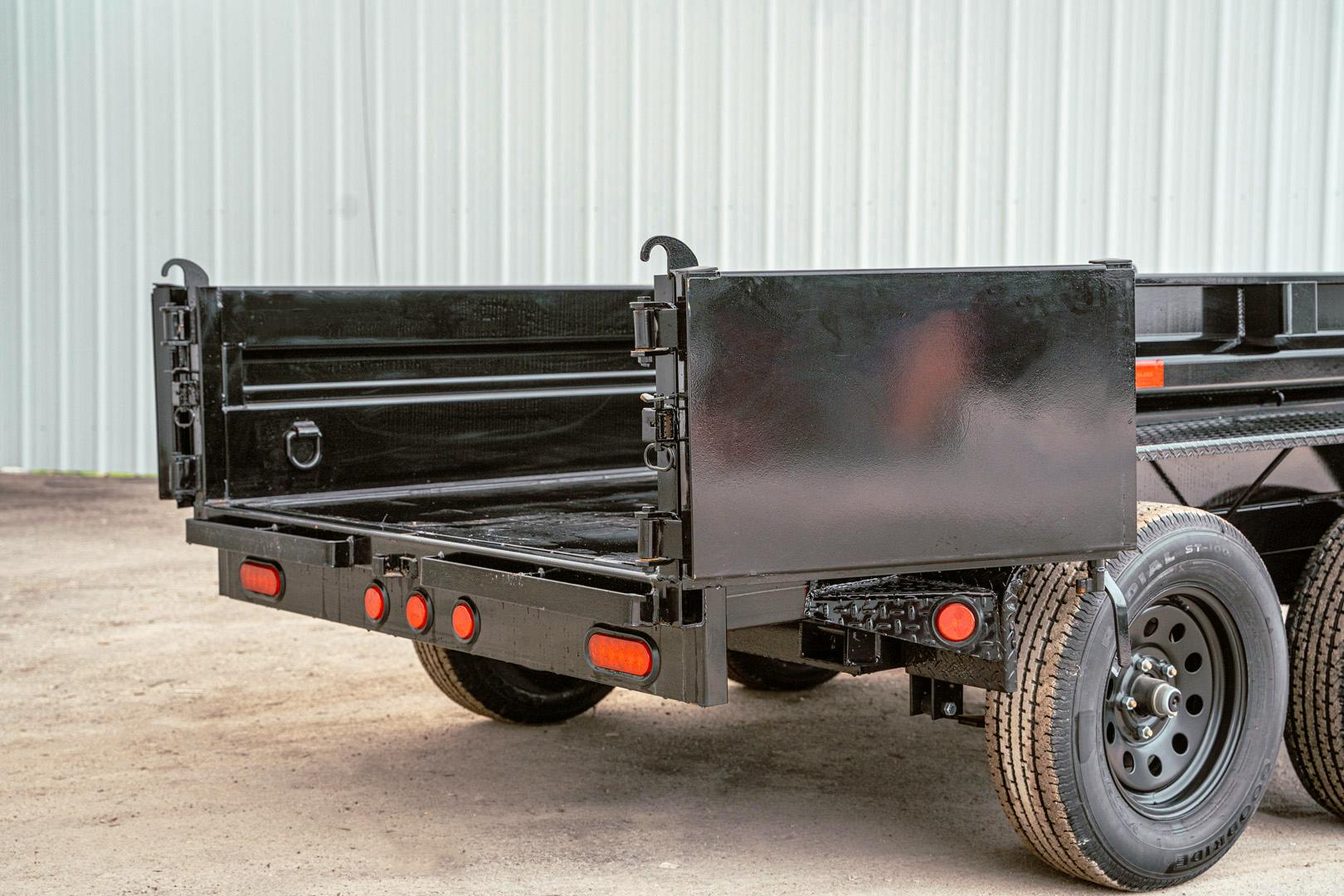 PJ Trailers 10'x60" Hydraulic Dump Trailer w/ 18" Sides (D5)