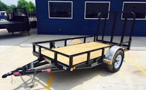 PJ U6 Utility Trailer Stock #U6 - Thumbnail 3