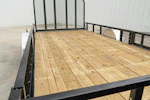 PJ Trailers 14'x83" Single Axle 4" Channel Utility Trailer (U8) Stock #pj-u821431dsfk-atvr-sp02-sr22 - 5 more images