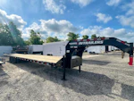 PJ Trailers 40'x102" Gooseneck Flatbed Trailer w/ Hydraulic Dovetail (LY1) Stock #91651 - Thumbnail 3