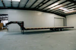 Texas Pride 40'x102" Gooseneck Lowboy Flatbed Trailer w/ Slide-In Ramps (GNLS) Stock #93786 - Thumbnail 3