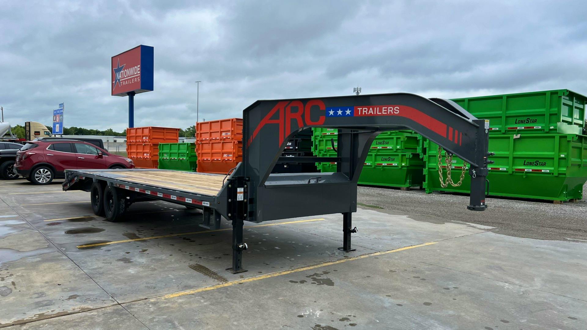 ARC Trailers ARC GDS 25' × 102" Gooseneck Flatbed Trailer