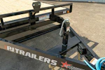 PJ Trailers 20'x101" Med. Duty 6" Channel Deckover Flatbed Trailer (L6) Stock #84416 - Thumbnail 3