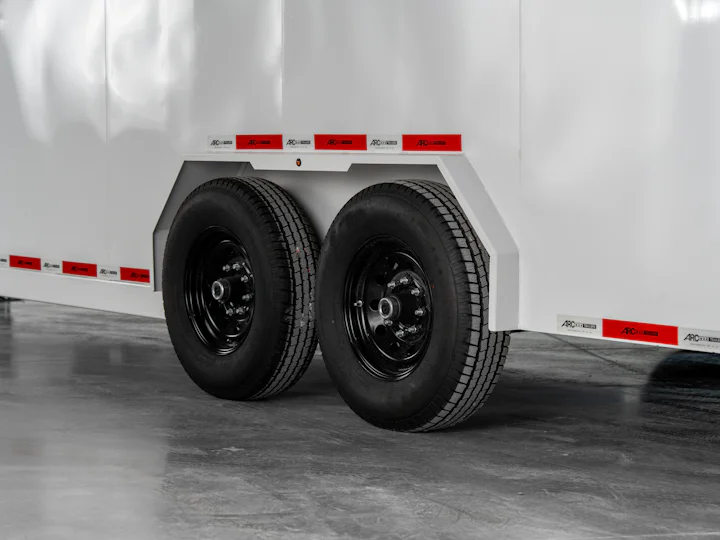 ARC Trailers Bumper Pull Steel Enclosed Cargo, studio view 12