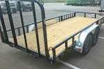 PJ Trailers 16'x77" Tandem Axle 4" Channel Utility Trailer (UK) Stock #89808 - Thumbnail 4