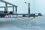 PJ Trailers 16'x83" Tandem Axle Channel Utility Trailer w/ Slide-In Ramps (UL) Stock #92161 - Thumbnail 7