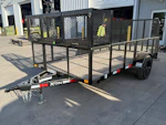 X-ON 12'x77" Landscape Trailer w/ 4' Ramp Gate (X-ON,LS,12X77) Stock #88431 - Thumbnail 1