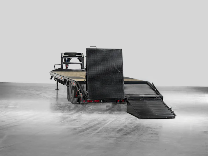 PJ Trailers Classic Flatdeck With Duals, studio view 16