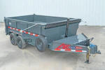 ARC Trailers 16'x83" Telescopic Dump Trailer w/ 3' Sides (BDT) Stock #93451 - Thumbnail 1
