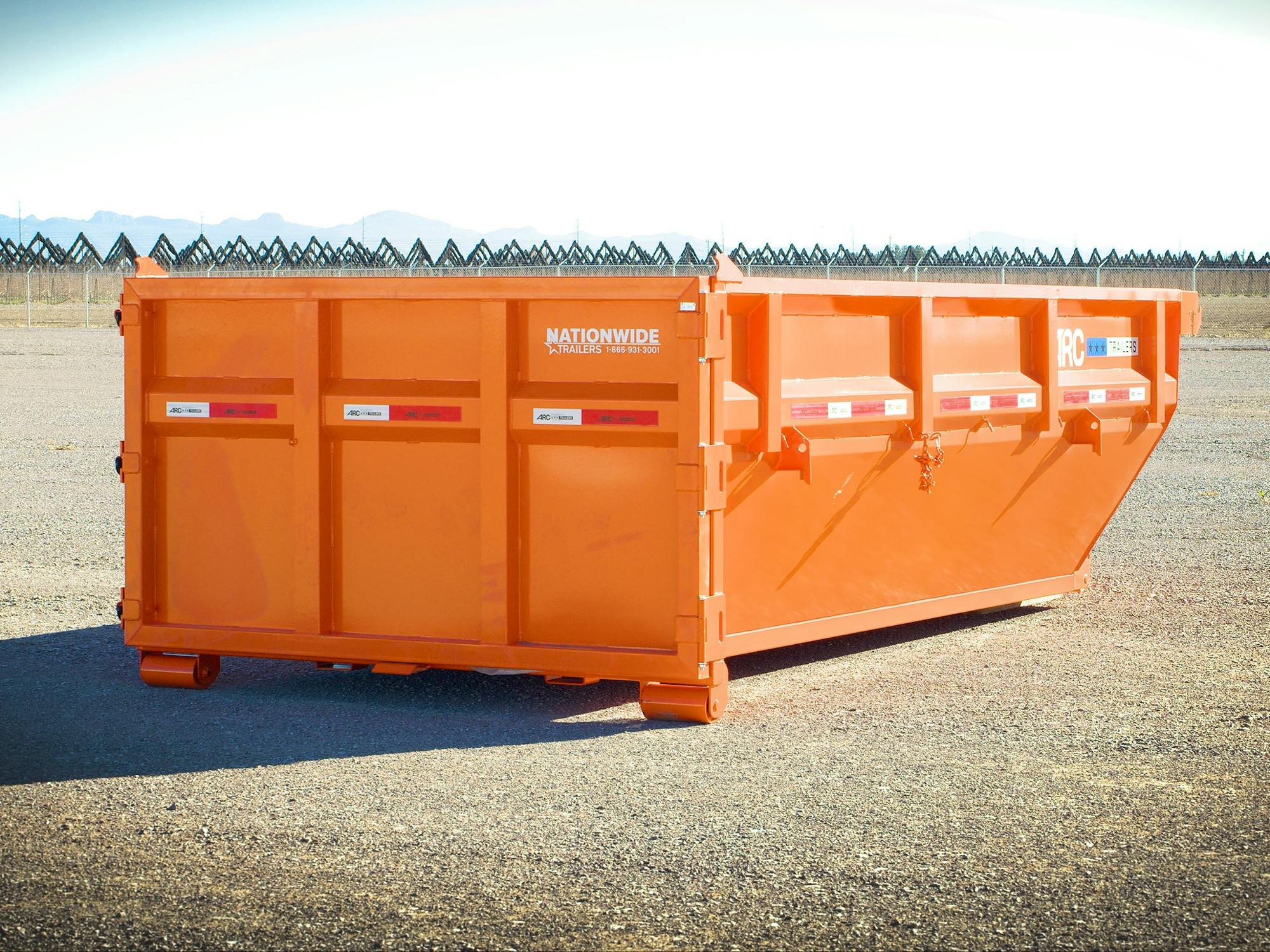 ARC Trailers 14' Roll Off Dumpster (HDB)