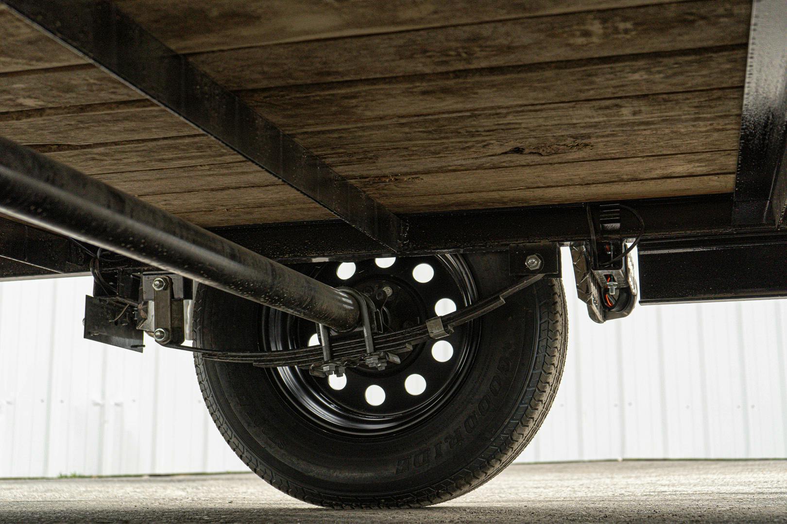 PJ Trailers 14'x83" Single Axle 4" Channel Utility Trailer (U8)