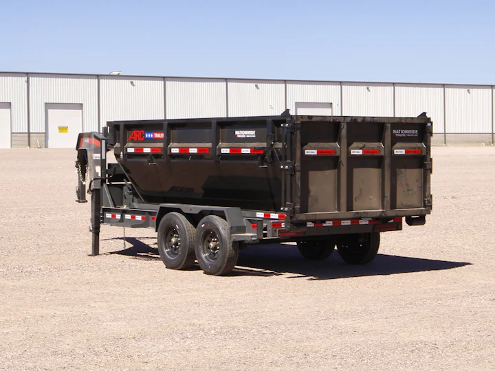 ARC Trailers High-Capacity Gooseneck Roll-Off Roll-Off Trailer