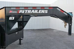 PJ Trailers 26'x102" Gooseneck Deckover Power Tilt Trailer (T8) Stock #90642 - Thumbnail 3
