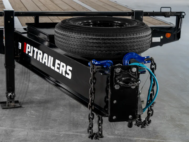 PJ Trailers Low-Pro Pintle With Duals, studio view 3