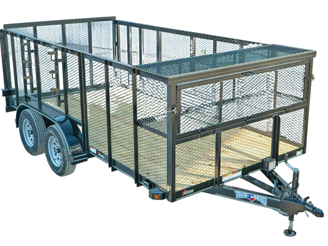 Texas Bragg 14'x83" Landscape Trailer w/ 4' Sides & 4' Gate (L2)