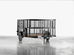 Texas Bragg 12'x77" Landscape Trailer w/ 4' Sides & 4' Gate (L1) Stock #texas-bragg-12x77-bp2b-13nb-355b-s-s4g-bk-smt-4ex-lst-wer - Thumbnail 2