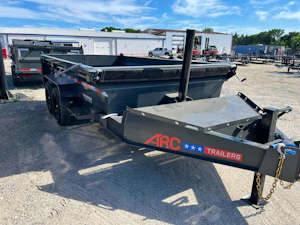 ARC Trailers 14'x83" Telescopic Dump Trailer w/ 2' Sides (BDT)