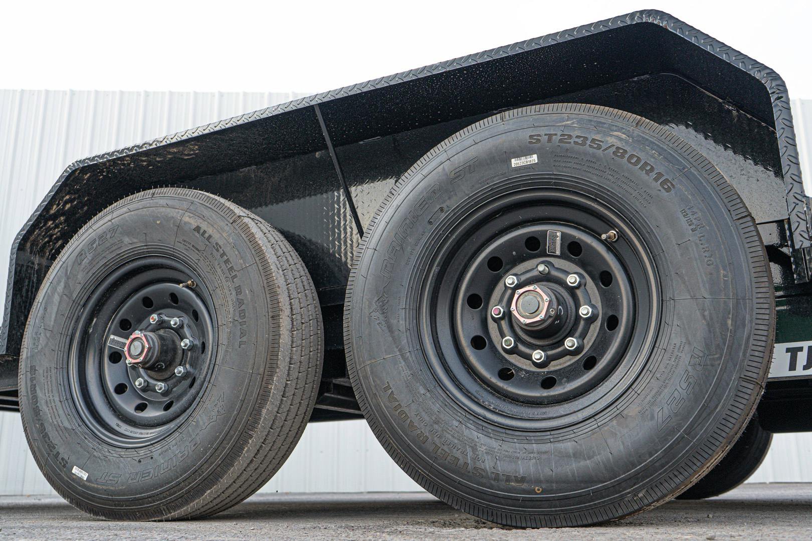 PJ Trailers 20'x82" 6" Channel Hydraulic Equipment Gravity Tilt Trailer (TJ)