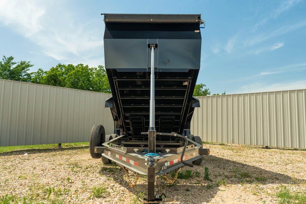 PJ Trailers 14'x83" Telescopic Dump Trailer w/ 4' Sides (DT)