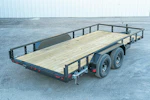PJ Trailers 16'x83" Tandem Axle Channel Utility Trailer w/ Slide-In Ramps (UL) Stock #92161 - Thumbnail 5