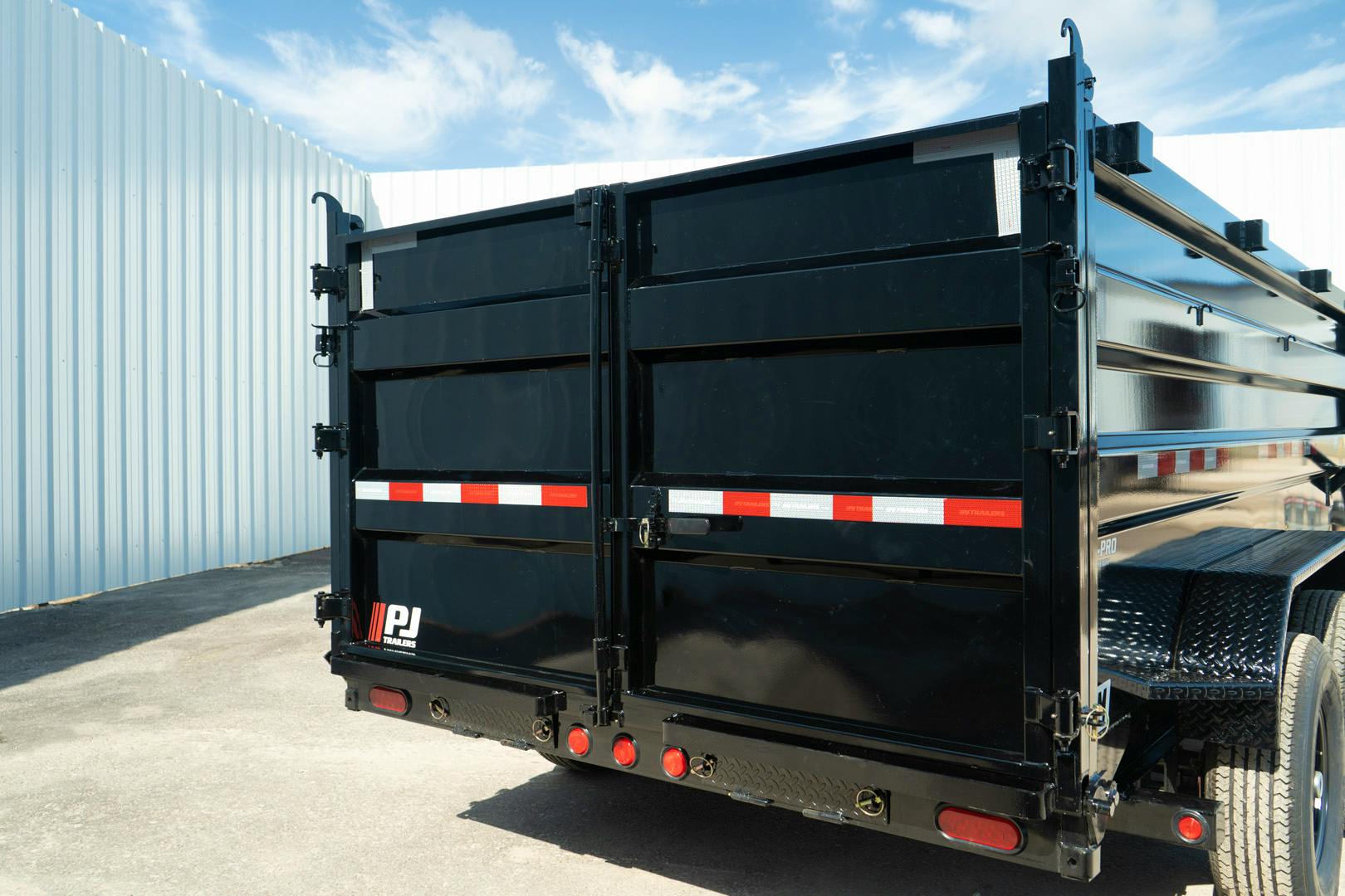 PJ Trailers 14'x83" Low Pro High Side Dump Trailer w/ 4' Sides (DM)