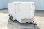 Spartan 6'x12' Enclosed Cargo Trailer w/ Rear Ramp Door (C2) Stock #90395 - Thumbnail 1