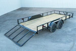 Texas Bragg 16'x83" Utility Trailer w/ 4' Gate (U2) Stock #88919 - Thumbnail 9