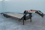 PJ Trailers 32'x102" Gooseneck Low Pro Flatbed Trailer w/ Duals (LD) Stock #LDQ32C2HSWK - Thumbnail 1