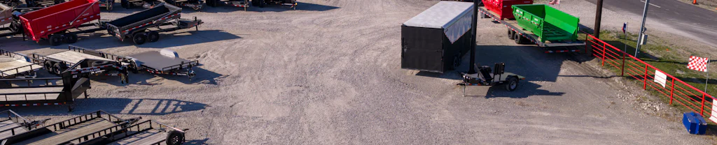 Aerial view of the Nationwide Trailers Van Alstyne dealership