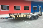 PJ Trailers 16'x77" Tandem Axle 4" Channel Utility Trailer (UK) Stock #89808 - Thumbnail 1